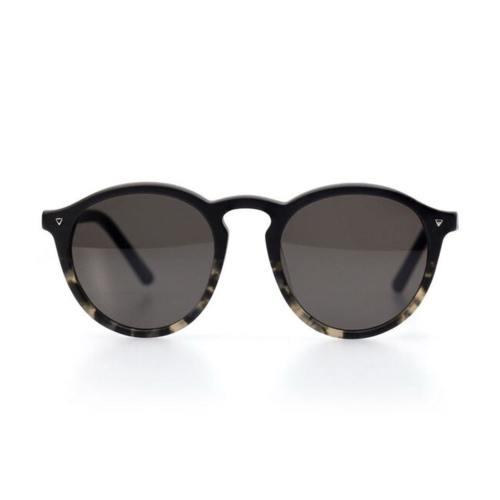 Ashbury tortoise shell half-and-half Round Sunglasses